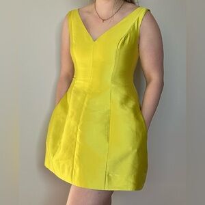 Kate Spade Vivid Yellow Mini Dress